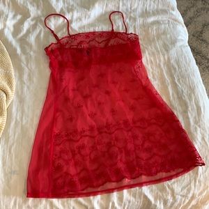 Victoria Secret mesh slip size small
